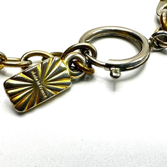 1990s Yves Saint Laurent Tortoiseshell Statement Bib Necklace & Bracelet Set - Picture 12 of 16